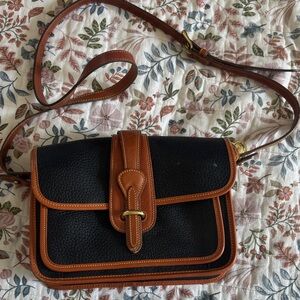 Vintage Leather Dooney and Bourke Crossbody Purse